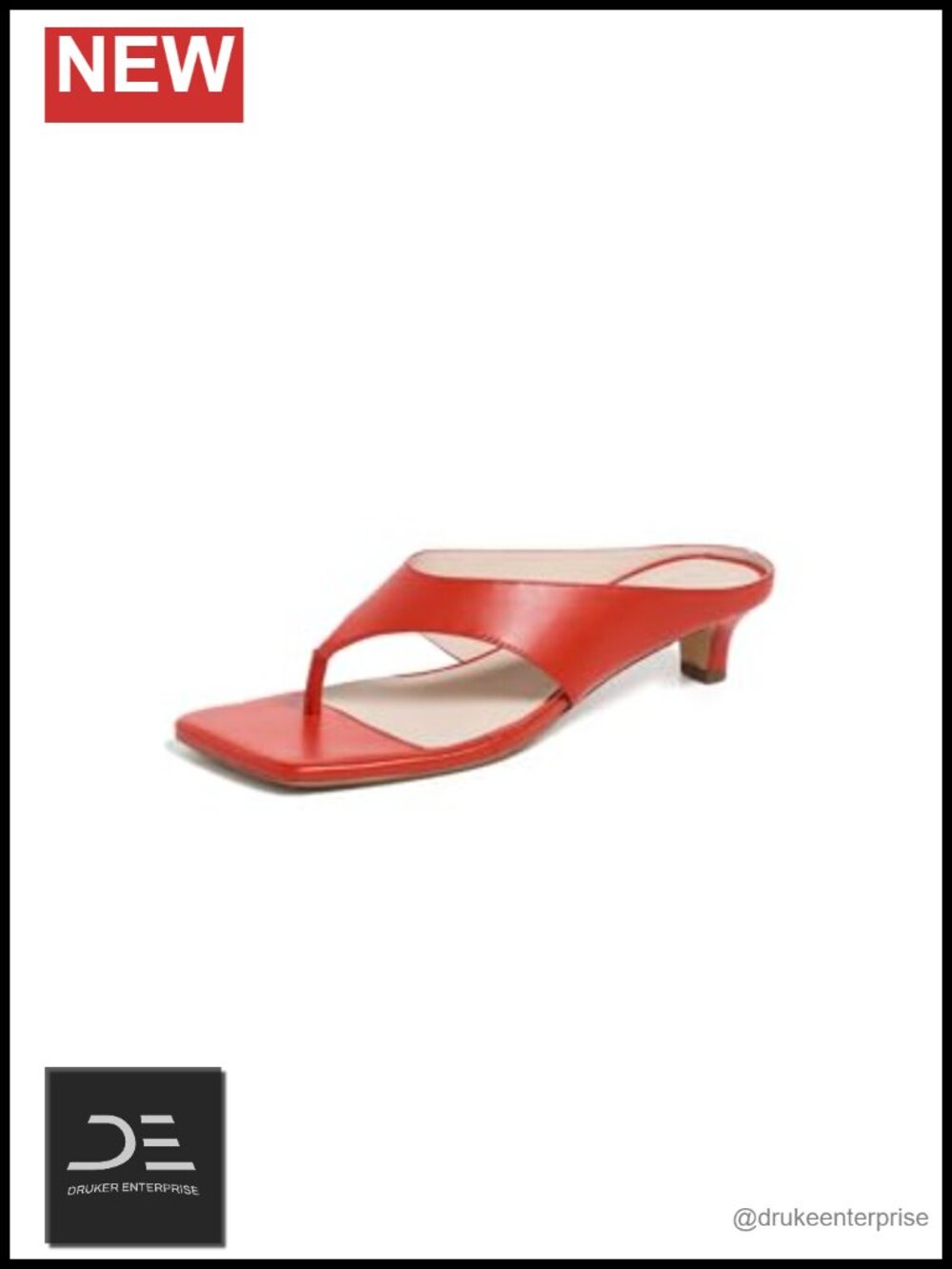 Leather Slingback Kitten Heel Sandals Cushioned Footbed Solid Women's Shoes